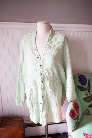 Free People We The Free Summer Daydream Buttondown Top - Picture 3 of 7